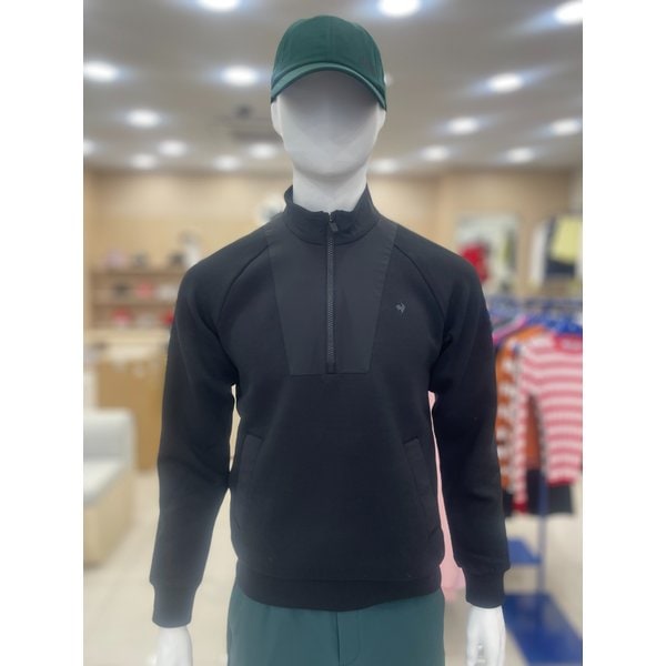 [여주점] 남성 배색 반집업 하이넥 티셔츠  GO311MTL93