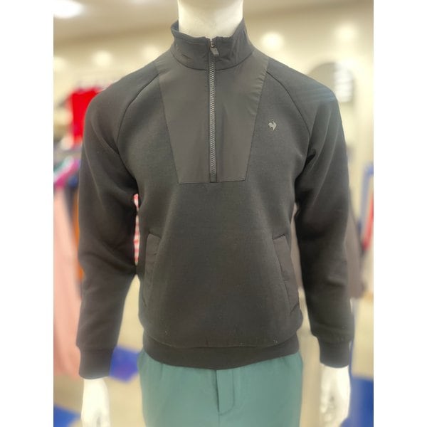 [여주점] 남성 배색 반집업 하이넥 티셔츠  GO311MTL93