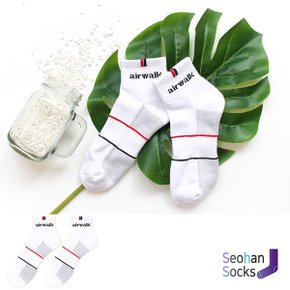 남자 이중바닥 스티치 단목 양말 1족