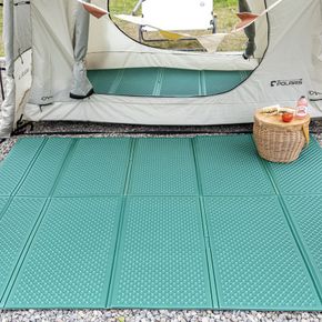 발포 자이언트 캠핑매트 240x180cm 이너매트 엠보싱 가방포함 특대형 카키..