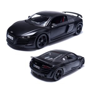 1:18 아우디 R8 GT3 무광 블랙 자동차다이캐스트 모형차 장난감