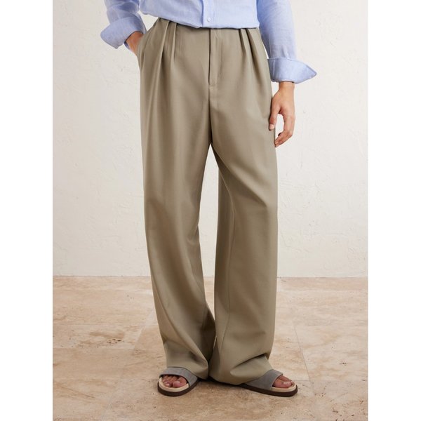 브루넬로쿠치넬리 스웨이드 슬라이드 46376663163010005