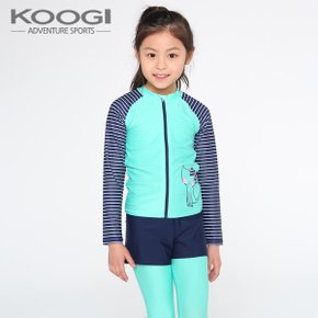 쿠기 여아동 수영복 KG-K602 4종세트
