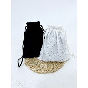 [스타필드수원]피앳유즈 60수아사 올오버펀칭자수 미니파우치 (OT751P)