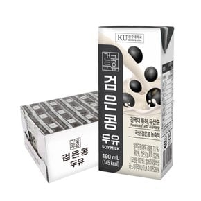 건국대학교 건국두유 검은콩 두유 24팩/유산균 함유
