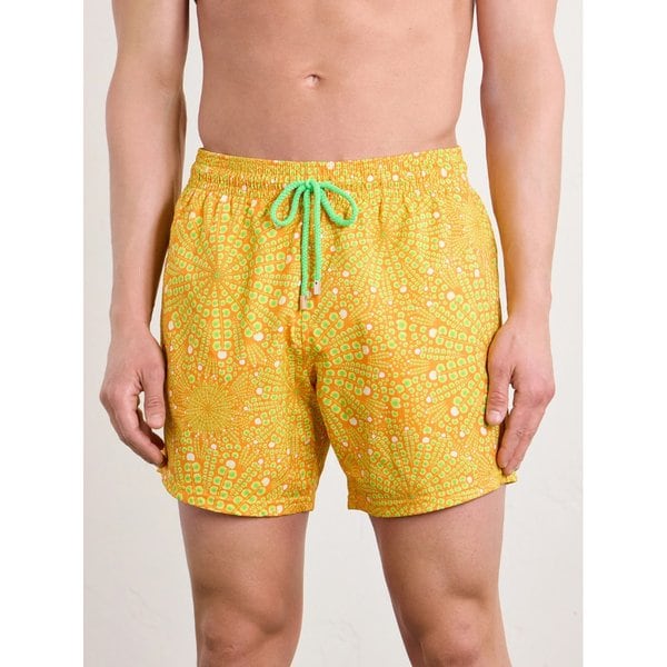 빌보콰 문라이즈 스트레이트 레그 미드 렝스 프린트 스윔 쇼츠 46376663163072955