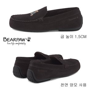 (BEAR PAW) 남성 KARLA BEAR  양털모카신  초코(K2553004ND)