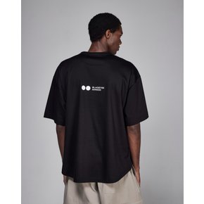 [파주점] 컬렉션 블랙아이즈 오버사이즈 티셔츠 SG5TS757BK
