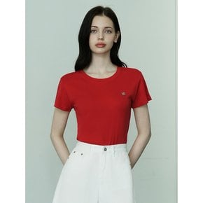 DW1016 LOGO BASIC T-SHIRT_RED