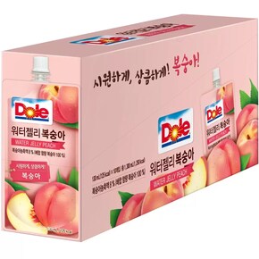 워터젤리 130ml x 20개 복숭아맛