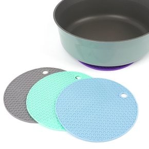 다용도 실리콘 원형 냄비받침 찌게받침 주방용기 받침기