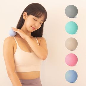 목 어깨 지압 마사지 라크로스 볼 LUAZ-GN02 그레이