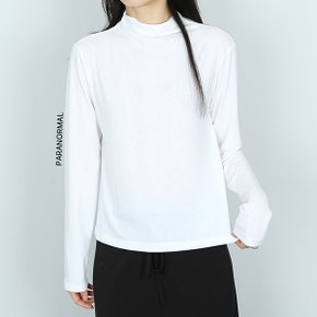 4색 무지 반목 슬림 긴팔 하프 폴라 티셔츠_P439017582