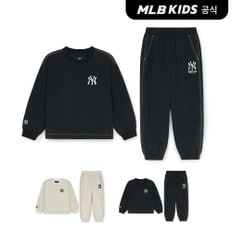 (공식)24FW 스트릿 로고 우븐 맨투맨세트 (2color) 7AS2B0246-SET