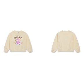 26SS 여아) 더블니트 그래픽 스웨트셔츠 MKG1TR2001