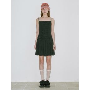 Ribbon Jacquard knit Dress BLACK