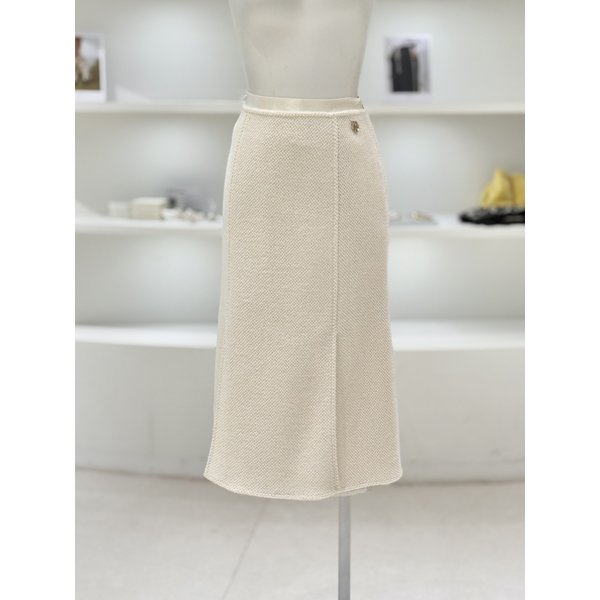 [여주점] 여성 레이스 헴 밴딩 스커트 (D244MSD038)