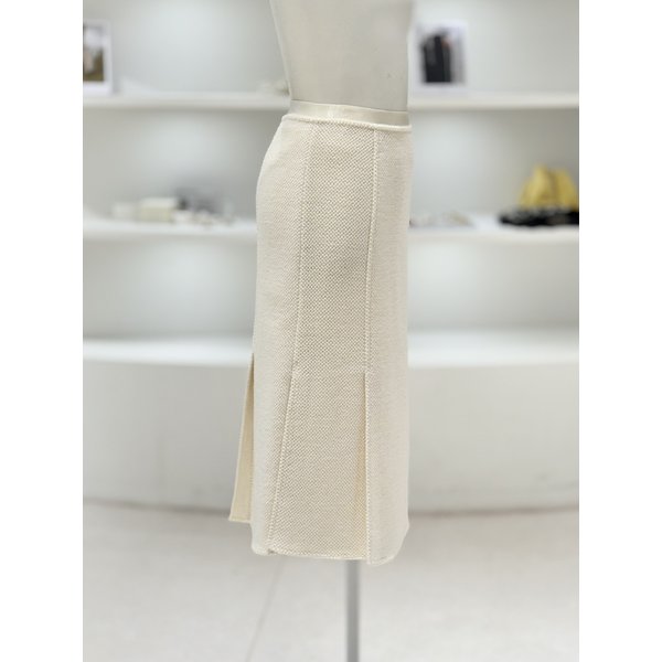 [여주점] 여성 레이스 헴 밴딩 스커트 (D244MSD038)