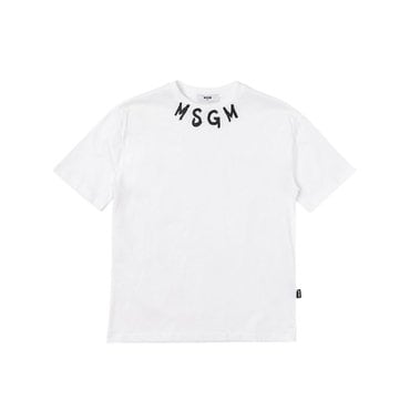 MSGM [특가] MSGM 키즈 넥 라운드로고 티셔츠 [관부가세 배송비 포함] MSGM T-SHIRTS MS029318