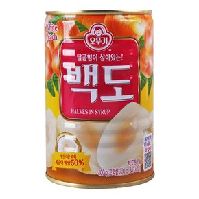 오뚜기 백도 400g 반절