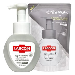 V3 센서티브 포밍 핸드워시(용기250ml+리필200ml)