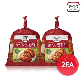 종가집 맛김치1.9kg x2 (비닐)