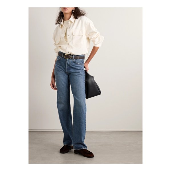 켈리 하이라이즈 스트레이트 진 다크 데님 1647597342895483