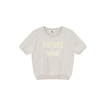 LAP 마인드 배색 레터링 니트 AR2KH429