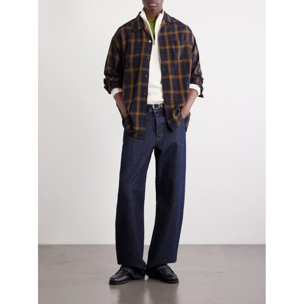 빔스 컨버터블 칼라 체크 위빙 셔츠 46376663162982652