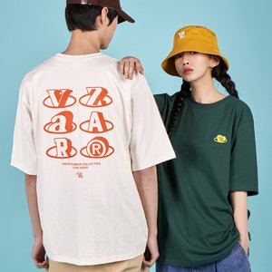 바잘 폴 인 바잘 반팔 티셔츠 (6colors)