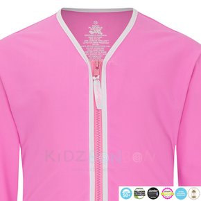 [플라티퍼스] Platypus 핑크 집업 래쉬가드 수영복 (최초판매가:92,000원)