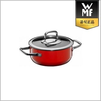 WMF 퓨전테크 컴팩트 레드 양수냄비 18cm (낮은형)