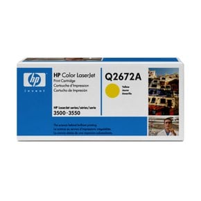 HP 정품 Q2672A NO.308A 노랑 토너 3700N