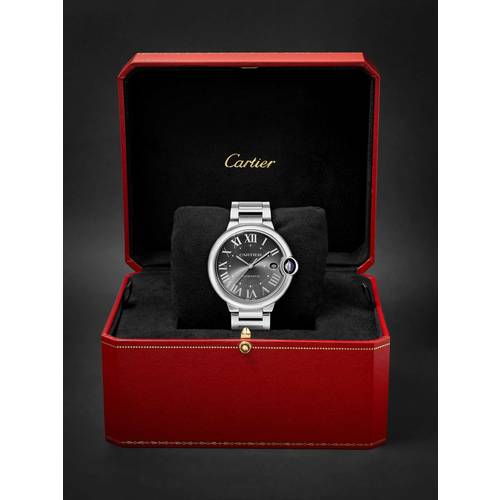 [해외배송] BALLON 블루 드 CARTIER 오토매틱 40MM 스테인레스 스틸 시계 REF 노 WS B0080104597