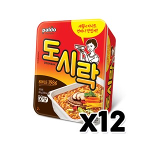 팔도 도시락 소컵 86g x 12개