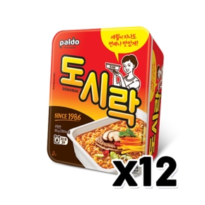 팔도 도시락 소컵 86g x 12개