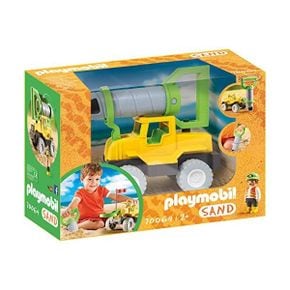 독일 플레이모빌 자동차 소방차 PLAYMOBIL Sand 70064 Drilling Rig 2 Years and Above 1435826