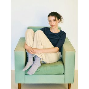 Ease Boatneck Tee (Navy)