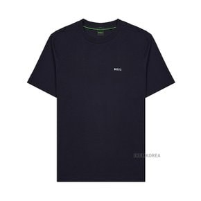 [휴고보스] SS25 남성 콘트라스트 로고 티셔츠 50506373 405