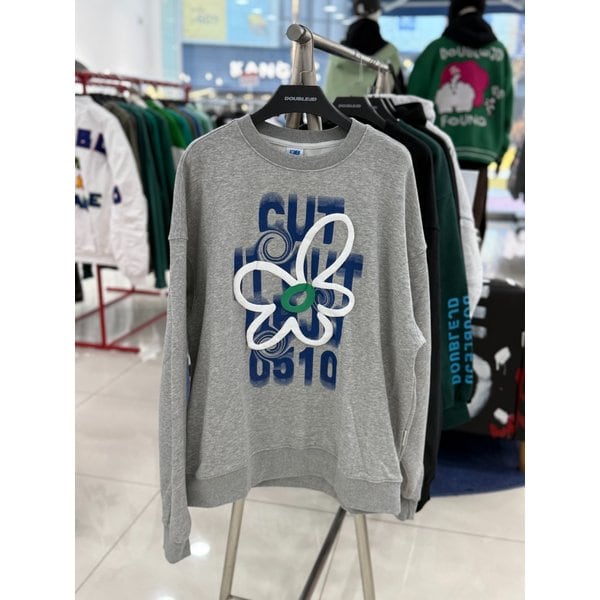 [여주점] 기모후라이꽃맨투맨  JEZK22B18