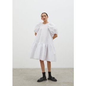 세실리에반센 24SS CECILIE BAHNSEN ALEXA DRESS IN WHITE