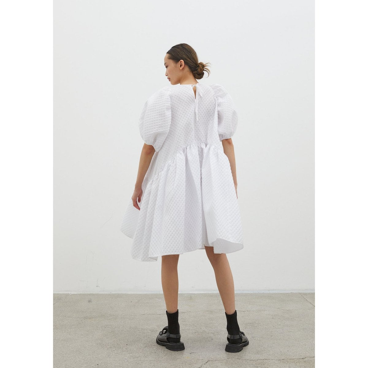 ▶︎【CECILIE BAHNSEN】 \"ALEXA DRESS\" WHITE CECILIE BAHNSEN ALEXA DRESS – Malco.