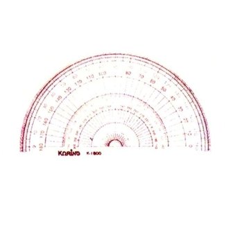  코링 템플렛 K-1800 반원분도기 18cm (1개) (WC9A621)