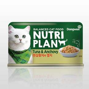 고양이 장건강 캔간식 참치 멸치 160g 1P 통조림 영양 길냥이캔