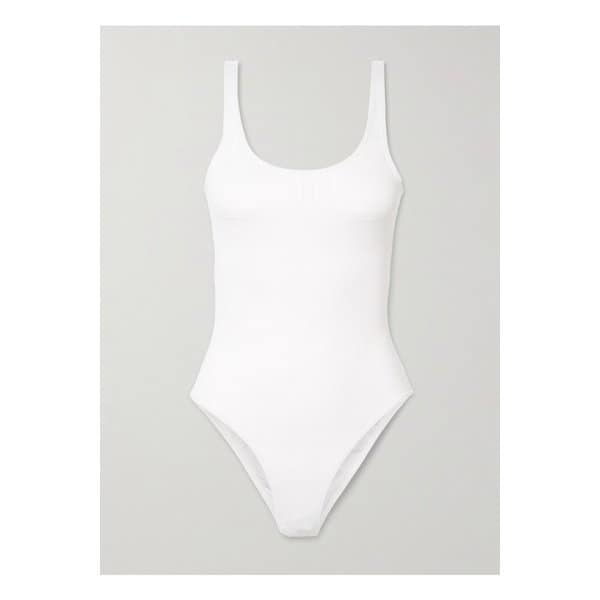 골지 포인텔 니트  스윔수트 화이트 46376663162852665