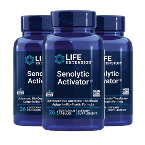 라이프 익스텐션 세놀리틱 Senolytic Activator 36캡슐 3팩