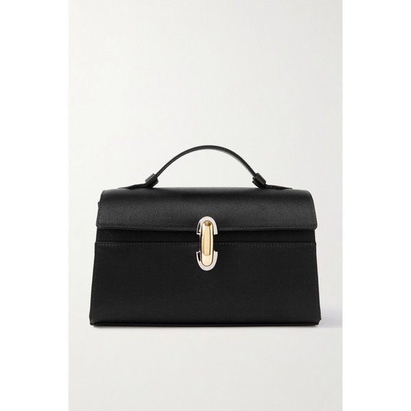 사베트 시메트리 포쉐트 새틴 토트 블랙 46376663162972405