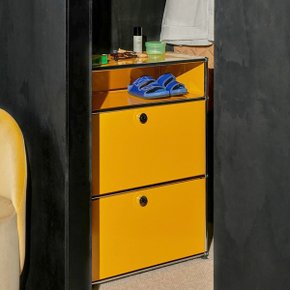 [USM 공식수입원] USM Haller Storage 1x2 (2 drop down door)