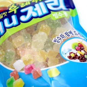 청우 빙수재료/ 후레쉬미니제리 200g (젤리)