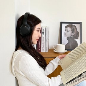 렛츠플레이 무선 헤드폰 노이즈캔슬링 블루투스 5.4 헤드셋 미니 접이식 핸즈프리